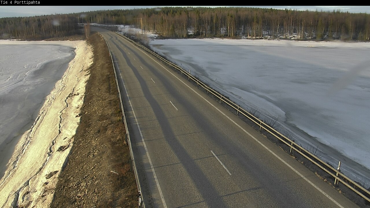 Weather Camera Image Väg 4 Sodankylä, Porttipahta, Sodankylä, Lappi