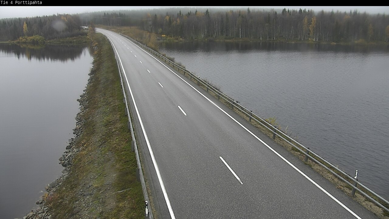 Weather Camera Image Väg 4 Sodankylä, Porttipahta, Sodankylä, Lappi
