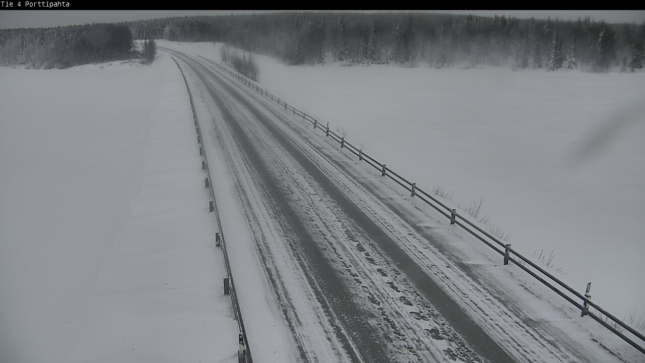 Weather Camera Image Road 4 Sodankylä, Porttipahta, Sodankylä, Lappi