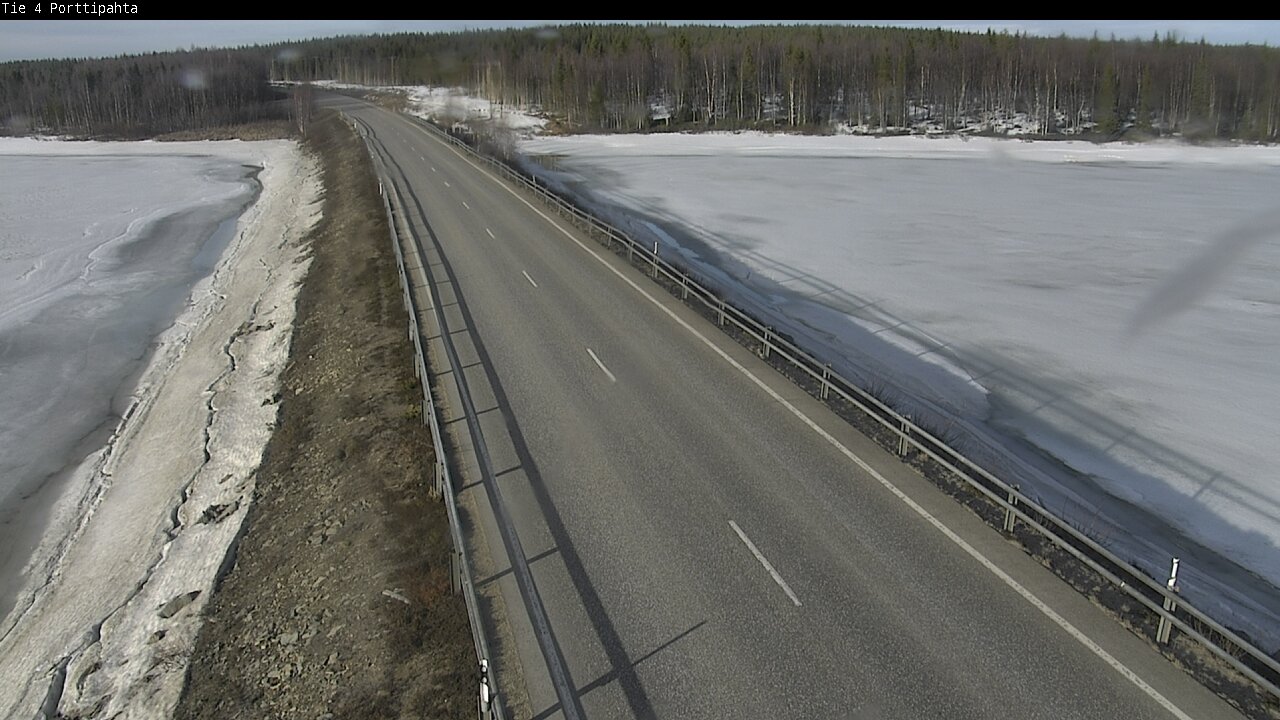Weather Camera Image Väg 4 Sodankylä, Porttipahta, Sodankylä, Lappi