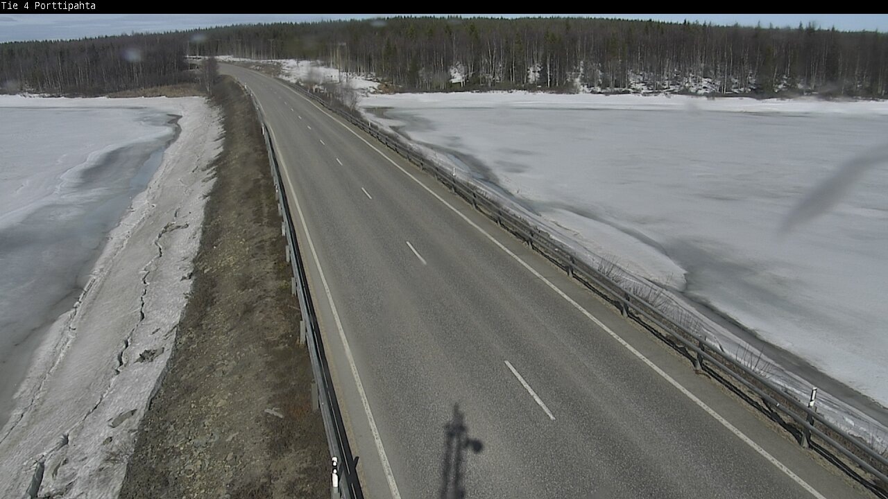 Weather Camera Image Väg 4 Sodankylä, Porttipahta, Sodankylä, Lappi