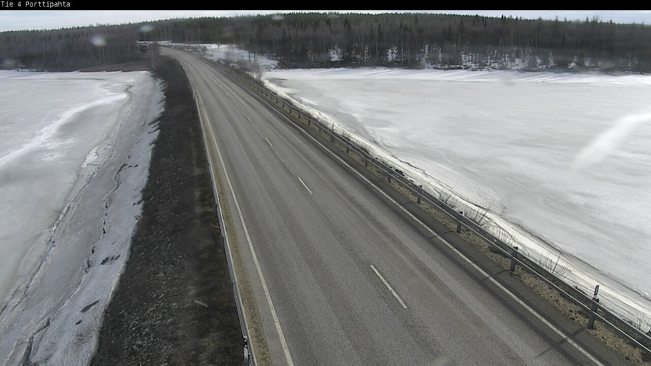 Weather Camera Image Väg 4 Sodankylä, Porttipahta, Sodankylä, Lappi