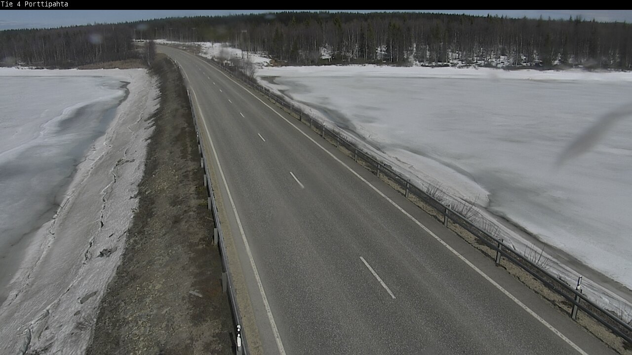 Weather Camera Image Väg 4 Sodankylä, Porttipahta, Sodankylä, Lappi