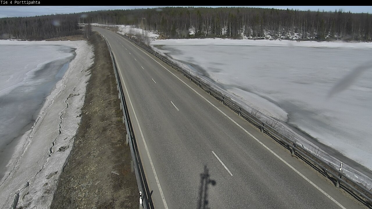 Weather Camera Image Väg 4 Sodankylä, Porttipahta, Sodankylä, Lappi