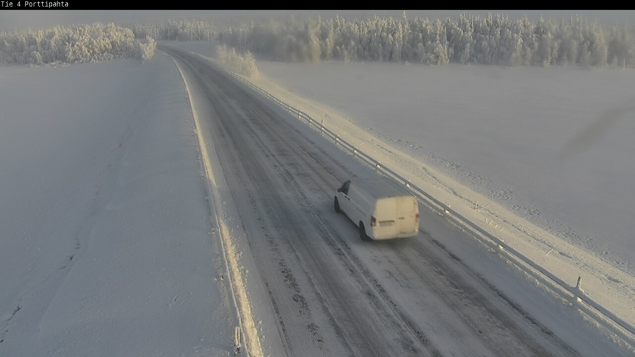 Weather Camera Image Road 4 Sodankylä, Porttipahta, Sodankylä, Lappi