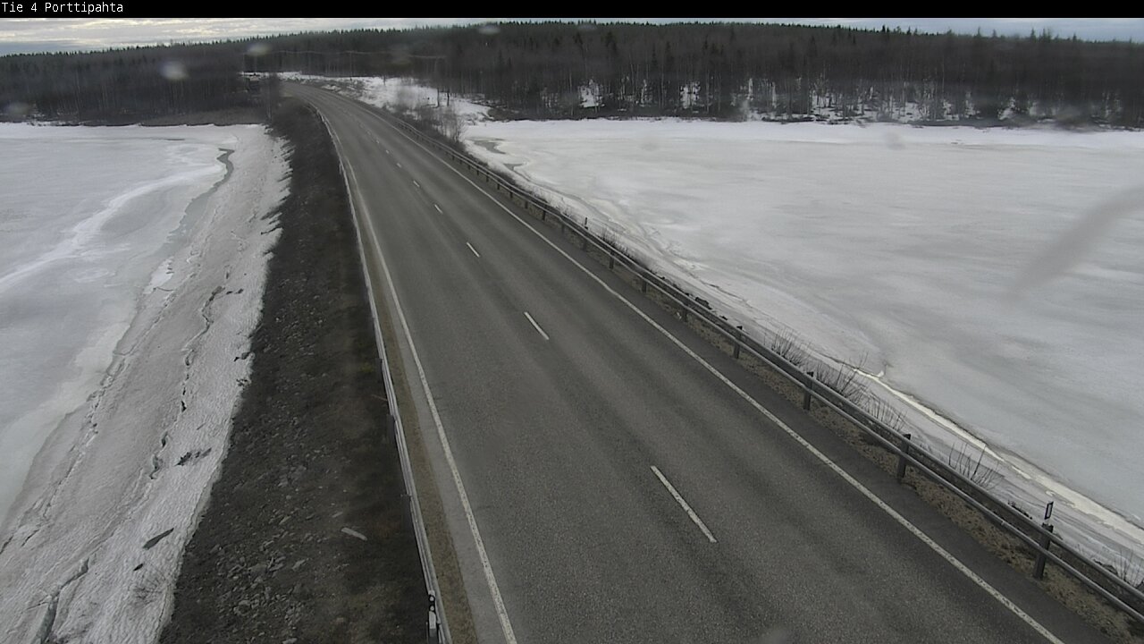 Weather Camera Image Väg 4 Sodankylä, Porttipahta, Sodankylä, Lappi
