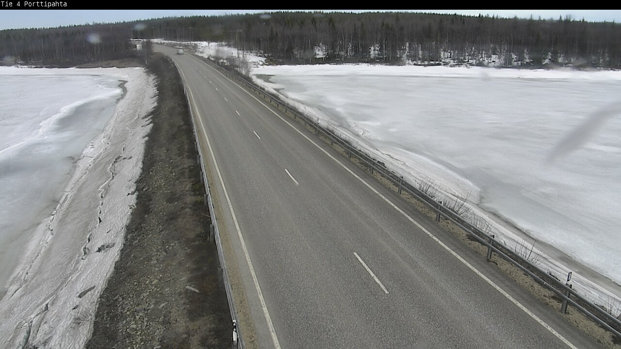 Weather Camera Image Väg 4 Sodankylä, Porttipahta, Sodankylä, Lappi