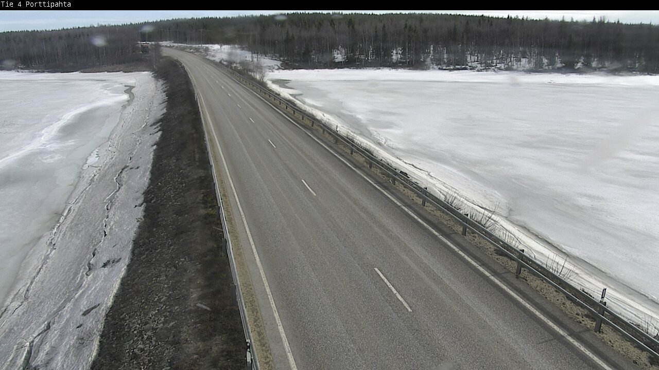 Weather Camera Image Väg 4 Sodankylä, Porttipahta, Sodankylä, Lappi