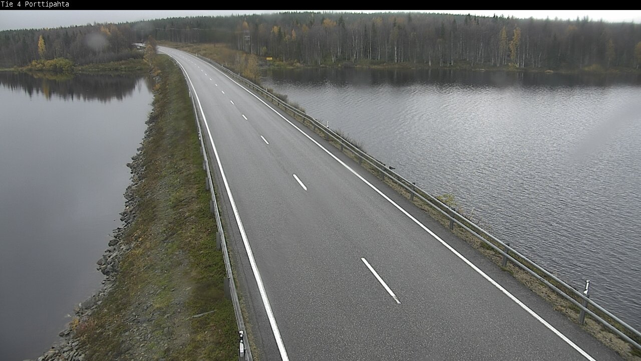 Weather Camera Image Väg 4 Sodankylä, Porttipahta, Sodankylä, Lappi