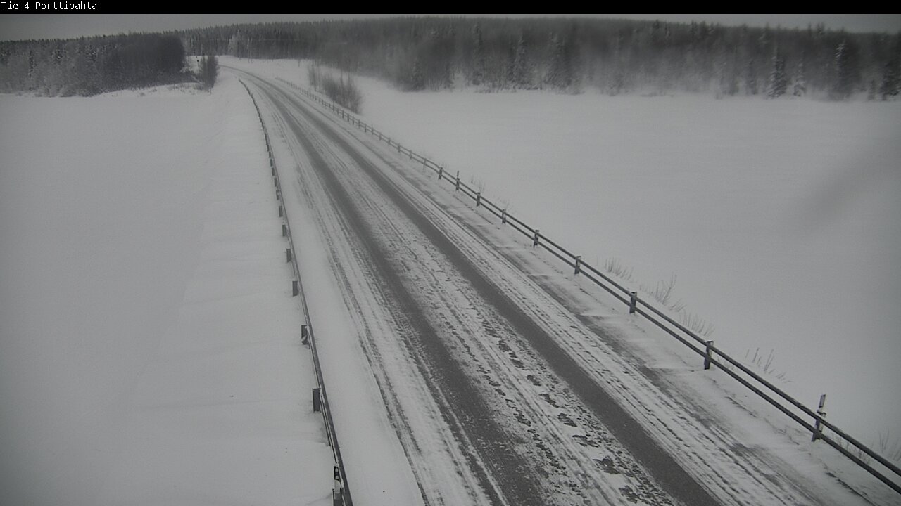 Weather Camera Image Road 4 Sodankylä, Porttipahta, Sodankylä, Lappi