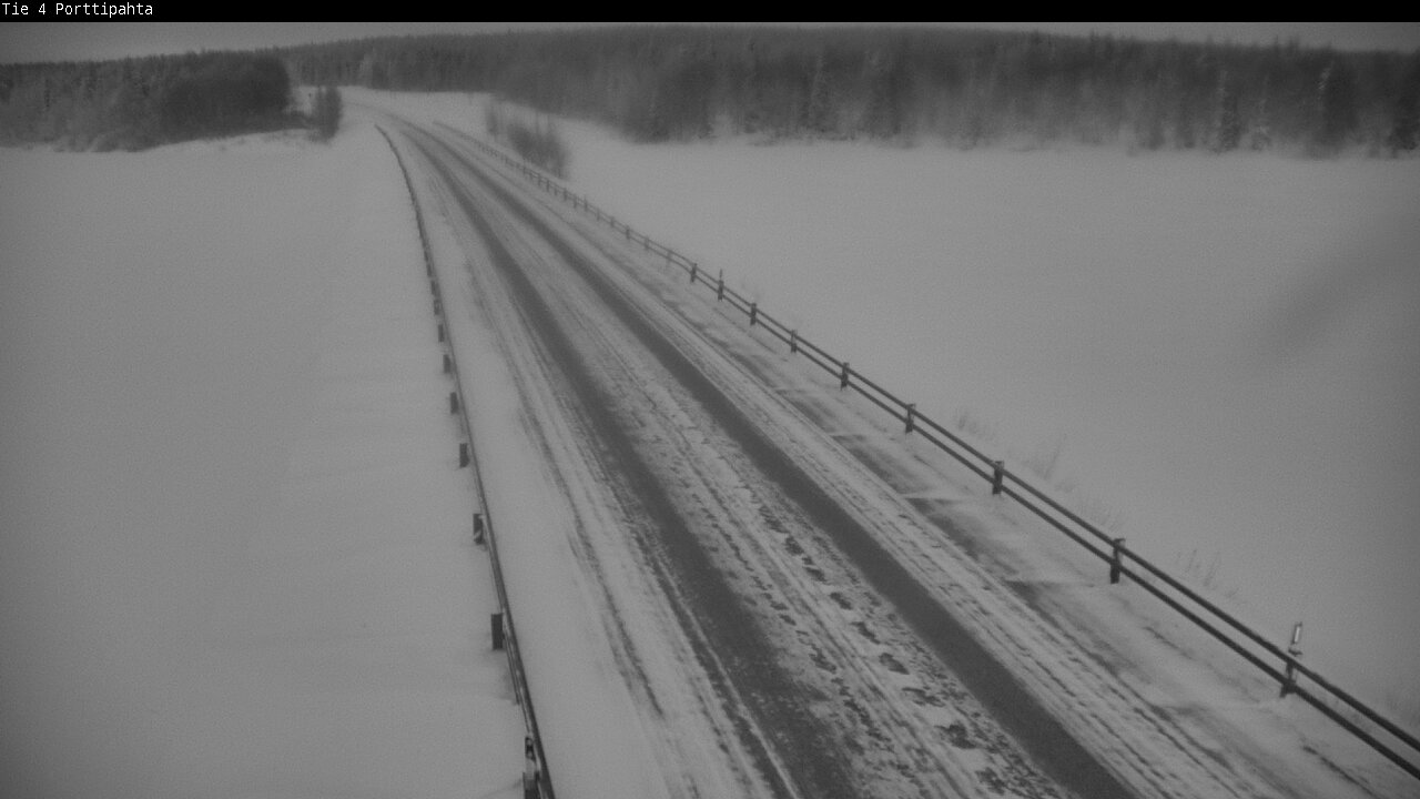 Weather Camera Image Road 4 Sodankylä, Porttipahta, Sodankylä, Lappi