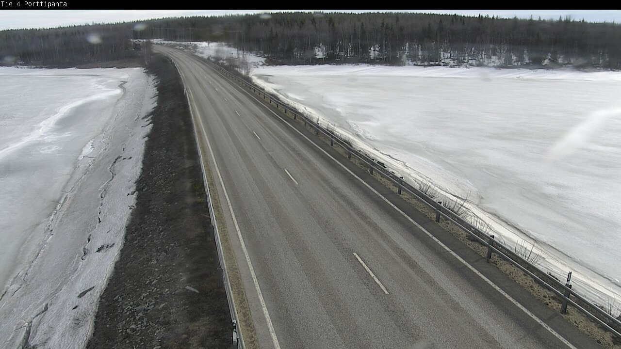 Weather Camera Image Väg 4 Sodankylä, Porttipahta, Sodankylä, Lappi