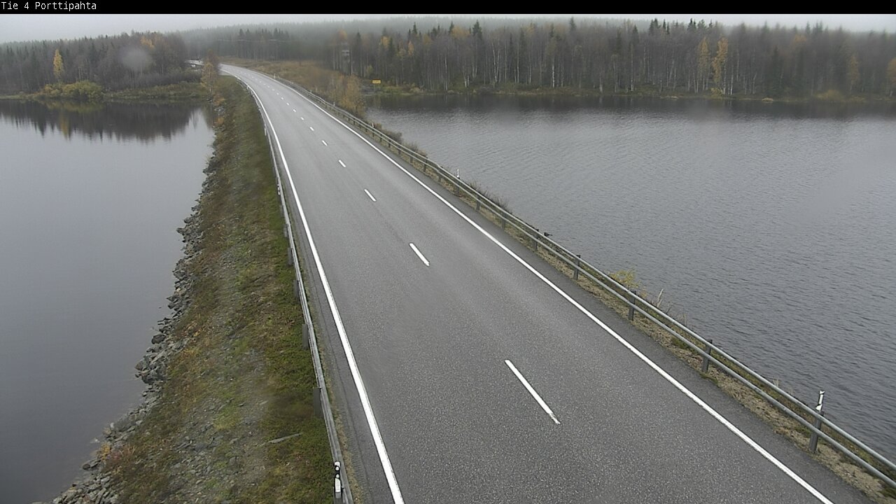 Weather Camera Image Väg 4 Sodankylä, Porttipahta, Sodankylä, Lappi