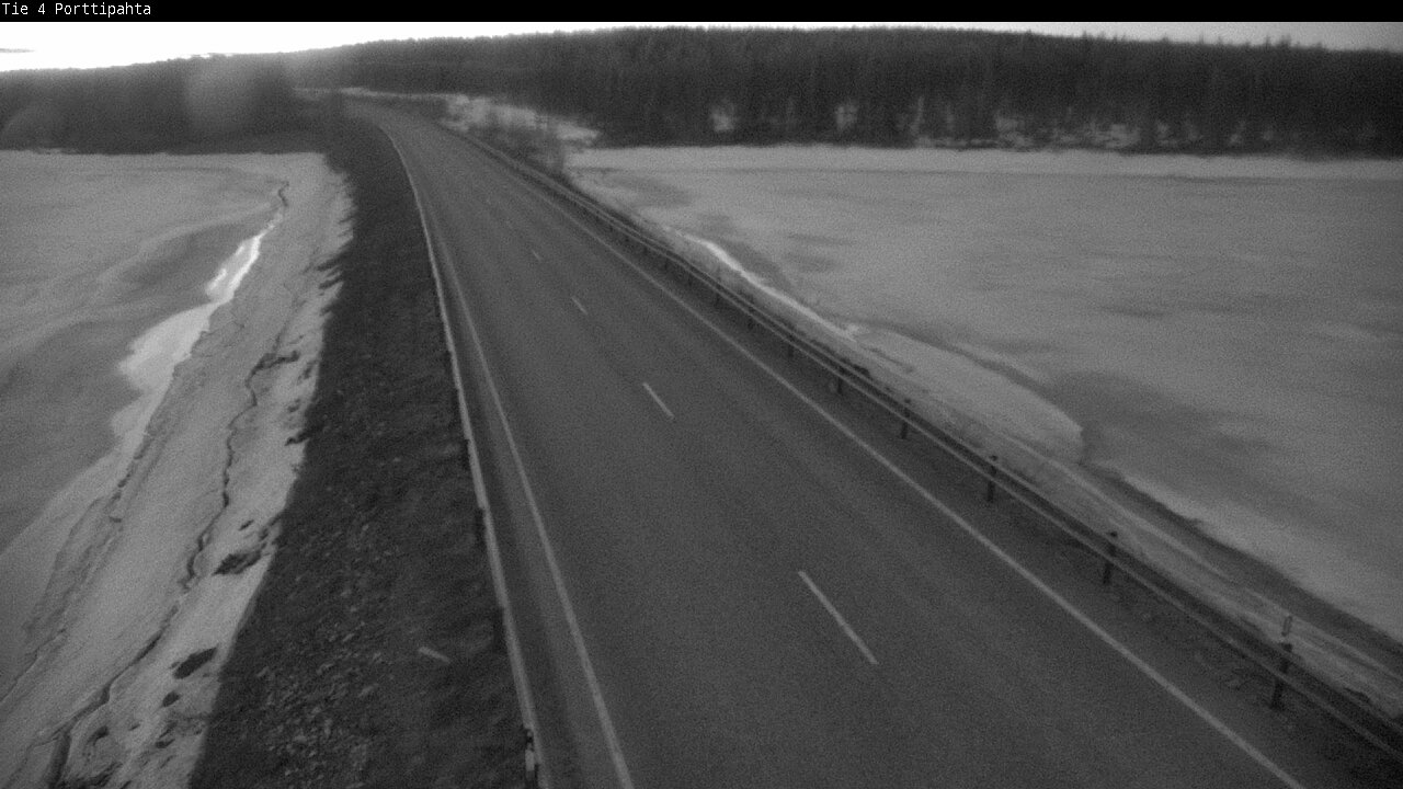 Weather Camera Image Road 4 Sodankylä, Porttipahta, Sodankylä, Lappi