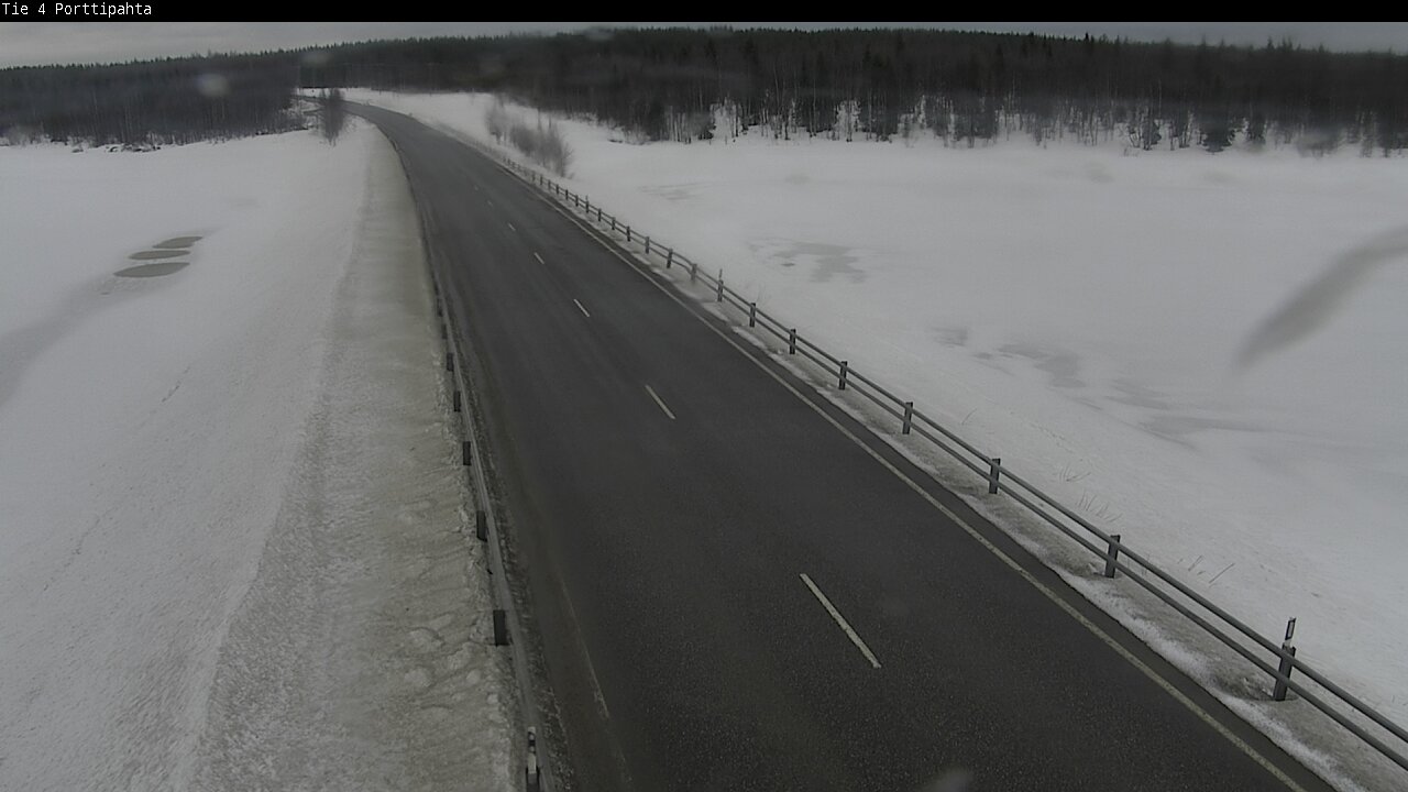 Weather Camera Image Road 4 Sodankylä, Porttipahta, Sodankylä, Lappi