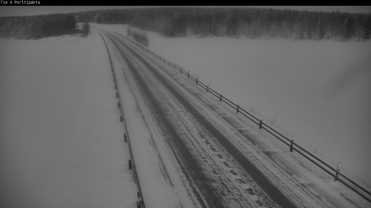 Weather Camera Image Road 4 Sodankylä, Porttipahta, Sodankylä, Lappi