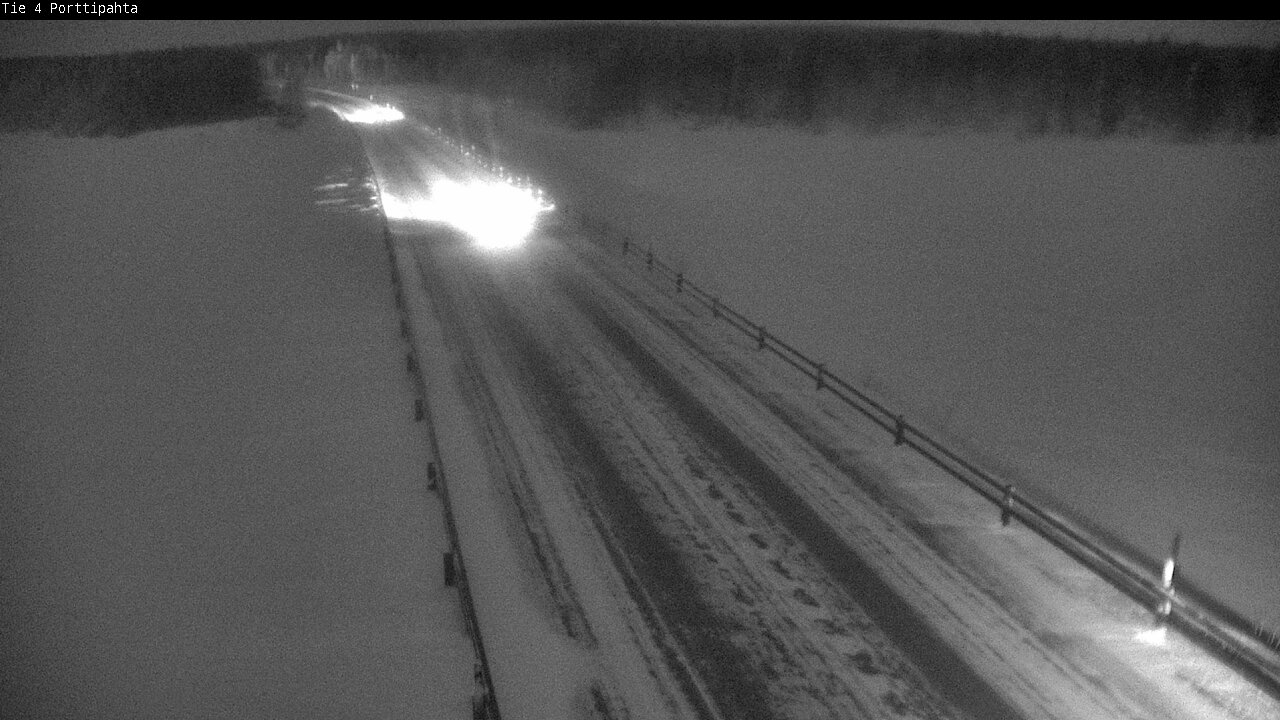 Weather Camera Image Road 4 Sodankylä, Porttipahta, Sodankylä, Lappi