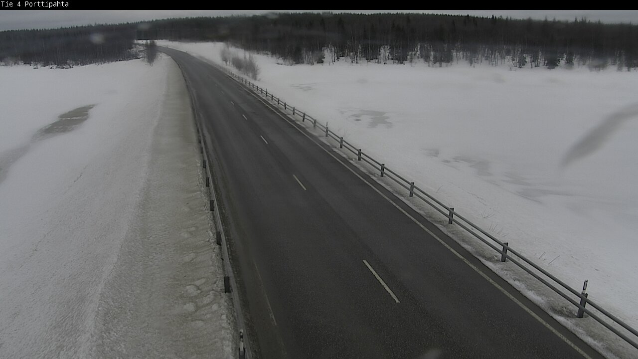 Weather Camera Image Road 4 Sodankylä, Porttipahta, Sodankylä, Lappi