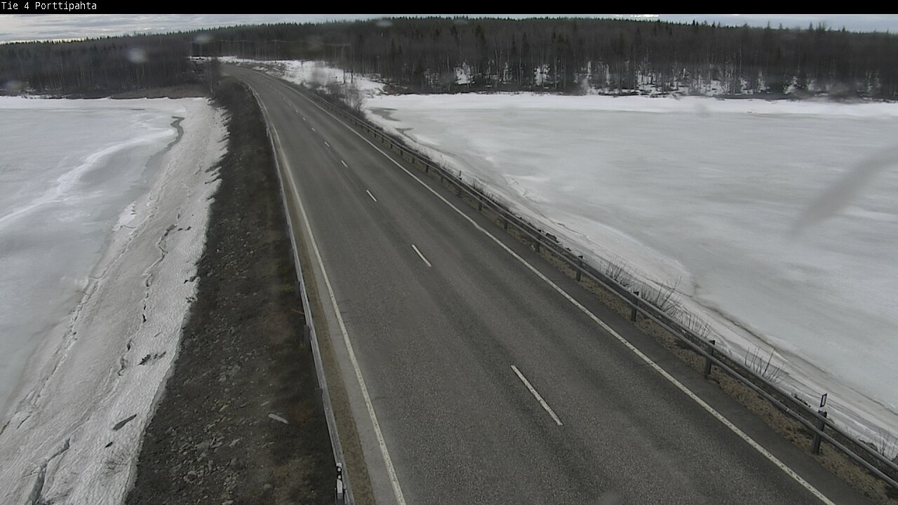 Weather Camera Image Väg 4 Sodankylä, Porttipahta, Sodankylä, Lappi