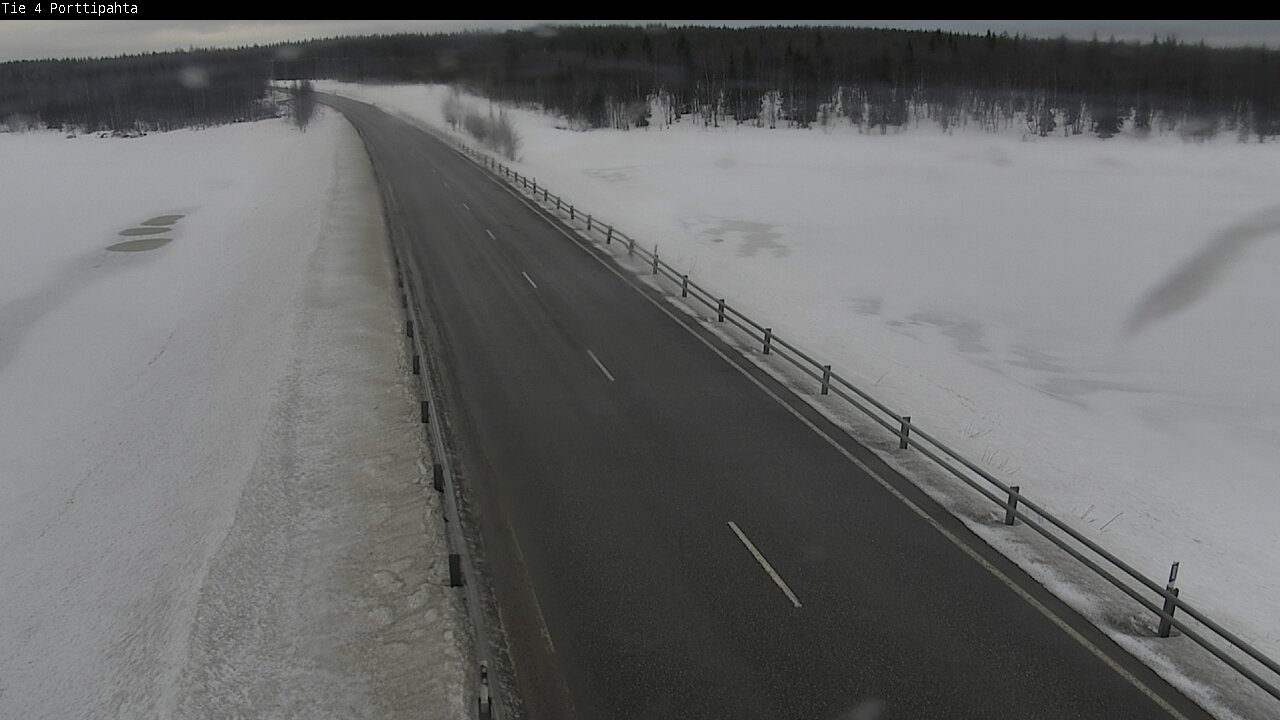 Weather Camera Image Road 4 Sodankylä, Porttipahta, Sodankylä, Lappi
