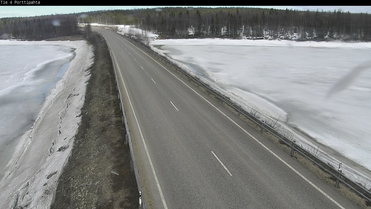 Weather Camera Image Väg 4 Sodankylä, Porttipahta, Sodankylä, Lappi
