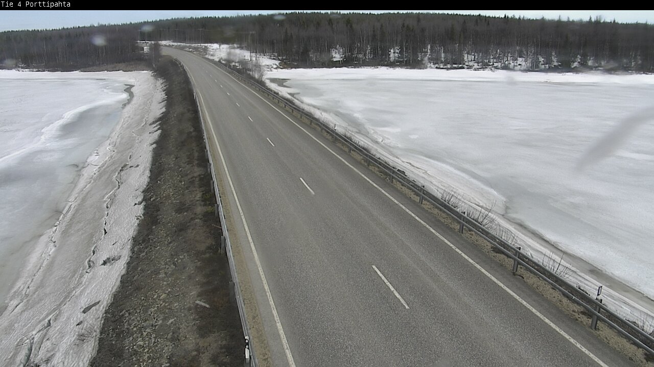 Weather Camera Image Väg 4 Sodankylä, Porttipahta, Sodankylä, Lappi