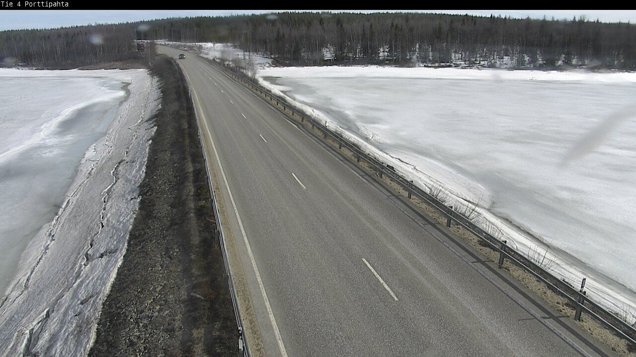 Weather Camera Image Väg 4 Sodankylä, Porttipahta, Sodankylä, Lappi