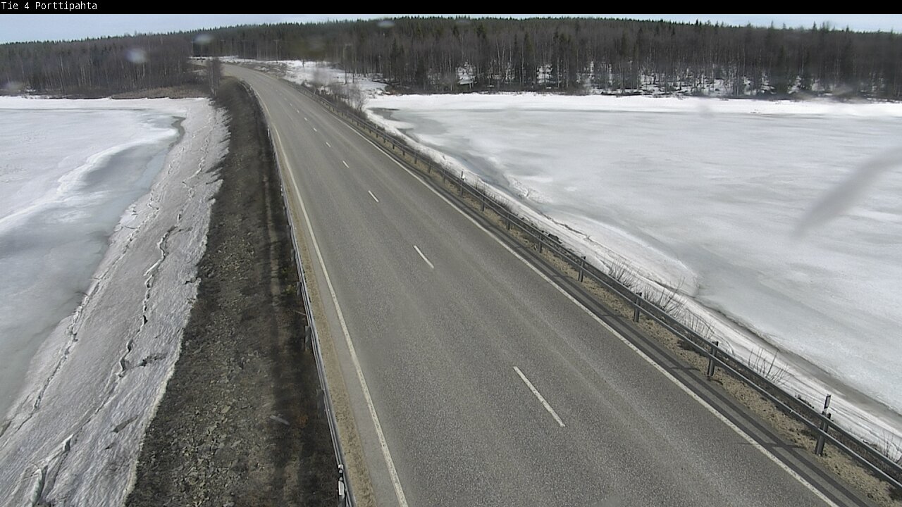 Weather Camera Image Väg 4 Sodankylä, Porttipahta, Sodankylä, Lappi