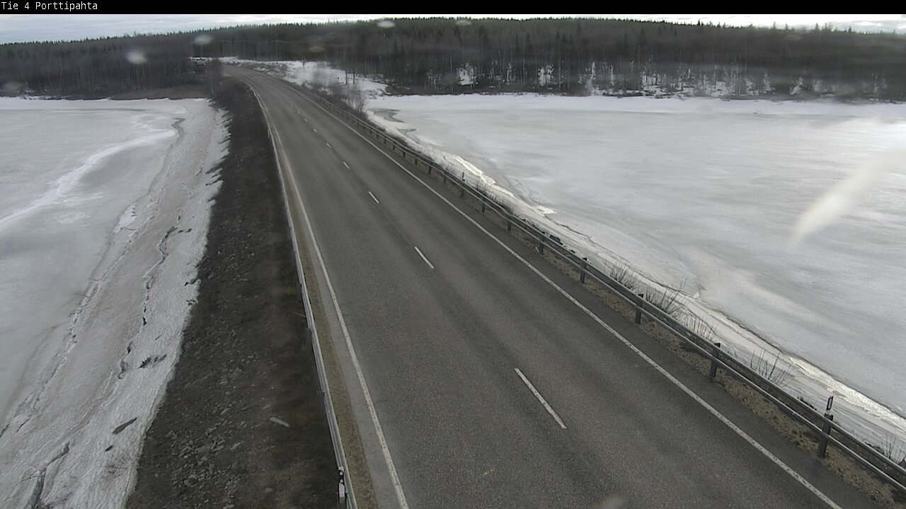 Weather Camera Image Väg 4 Sodankylä, Porttipahta, Sodankylä, Lappi
