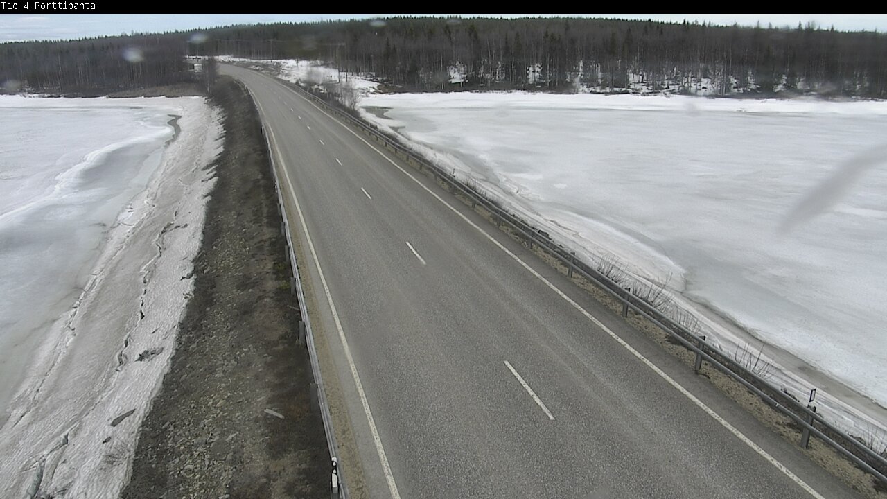 Weather Camera Image Väg 4 Sodankylä, Porttipahta, Sodankylä, Lappi