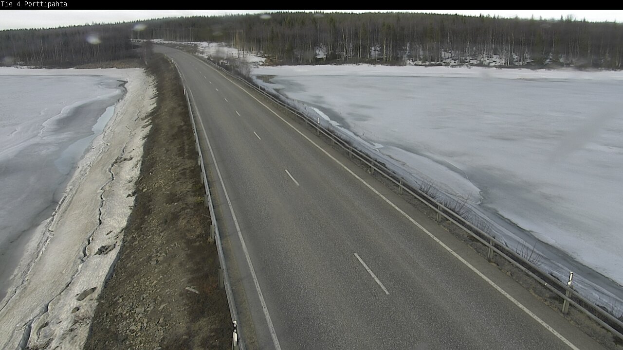 Weather Camera Image Väg 4 Sodankylä, Porttipahta, Sodankylä, Lappi