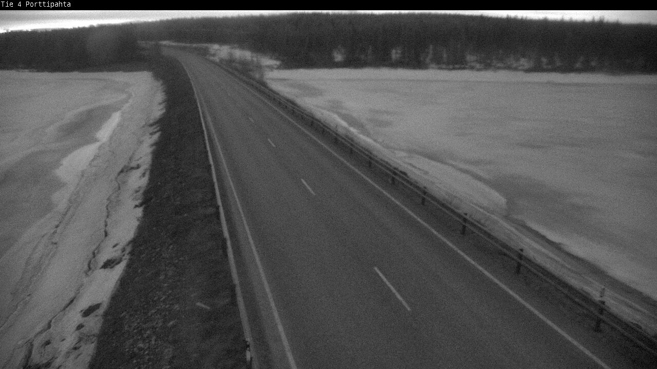 Weather Camera Image Road 4 Sodankylä, Porttipahta, Sodankylä, Lappi