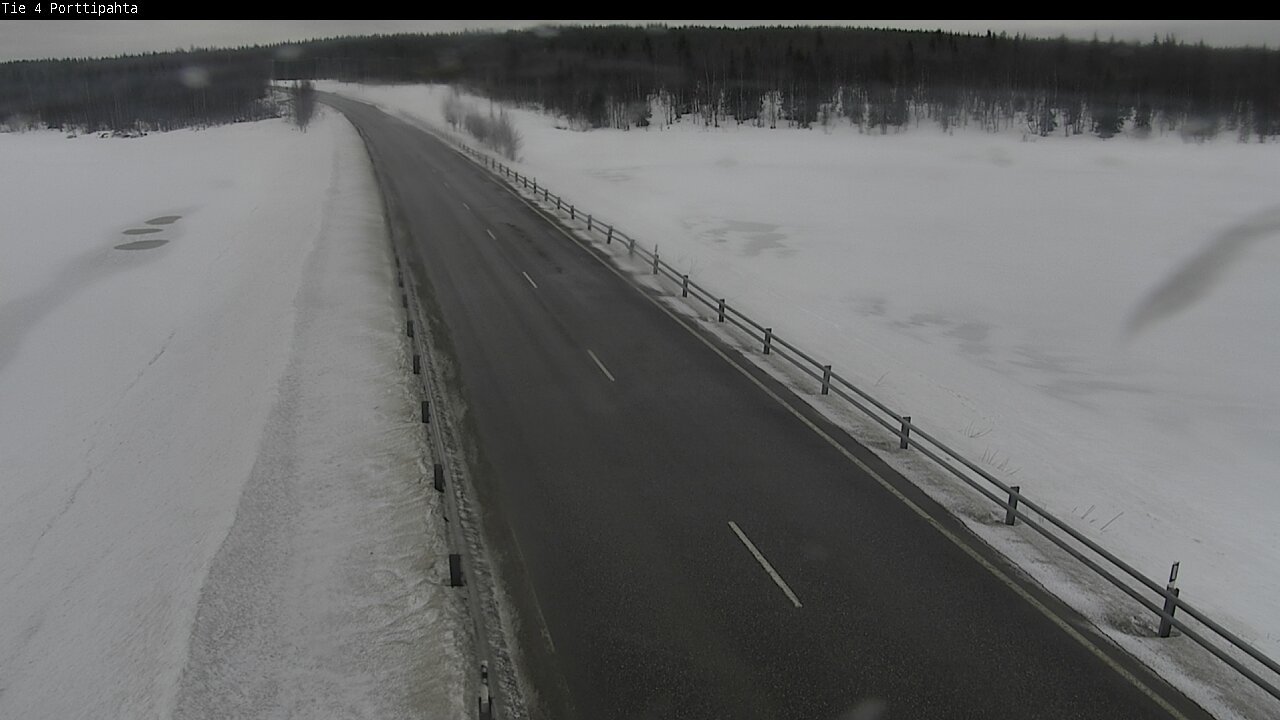 Weather Camera Image Road 4 Sodankylä, Porttipahta, Sodankylä, Lappi