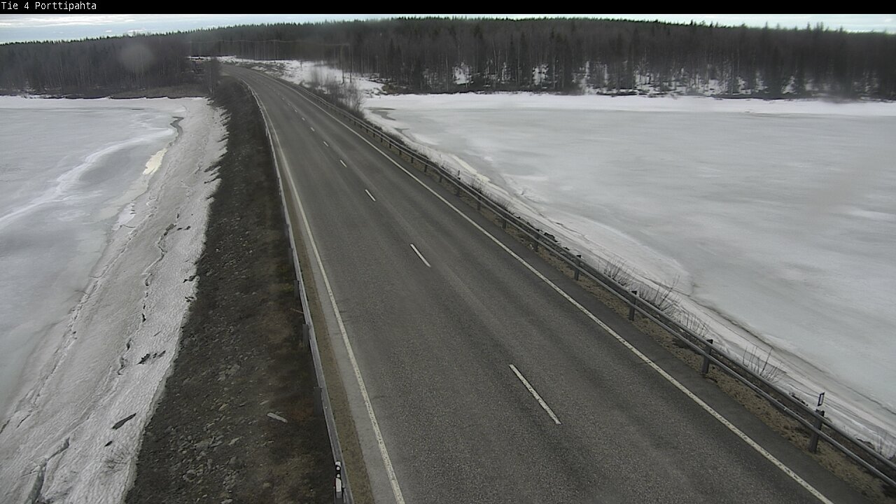 Weather Camera Image Väg 4 Sodankylä, Porttipahta, Sodankylä, Lappi