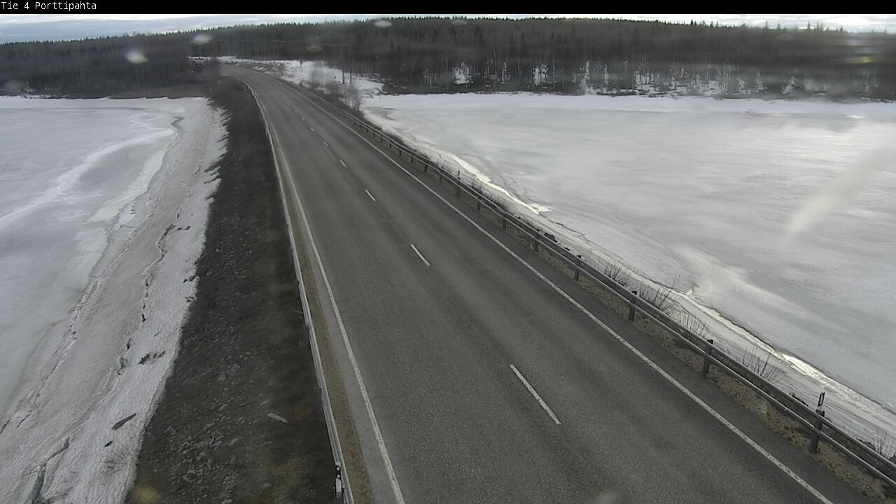 Weather Camera Image Väg 4 Sodankylä, Porttipahta, Sodankylä, Lappi