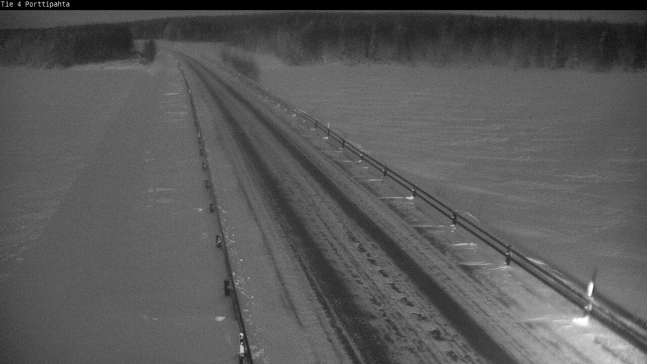 Weather Camera Image Road 4 Sodankylä, Porttipahta, Sodankylä, Lappi