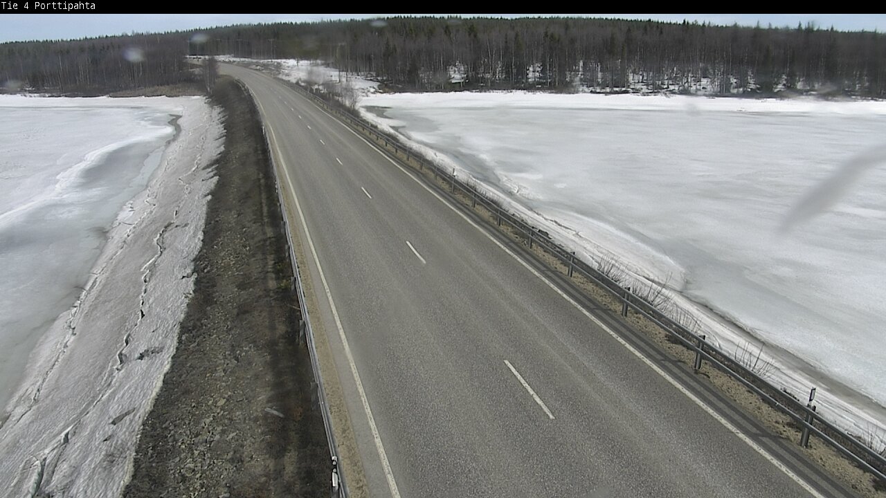 Weather Camera Image Väg 4 Sodankylä, Porttipahta, Sodankylä, Lappi