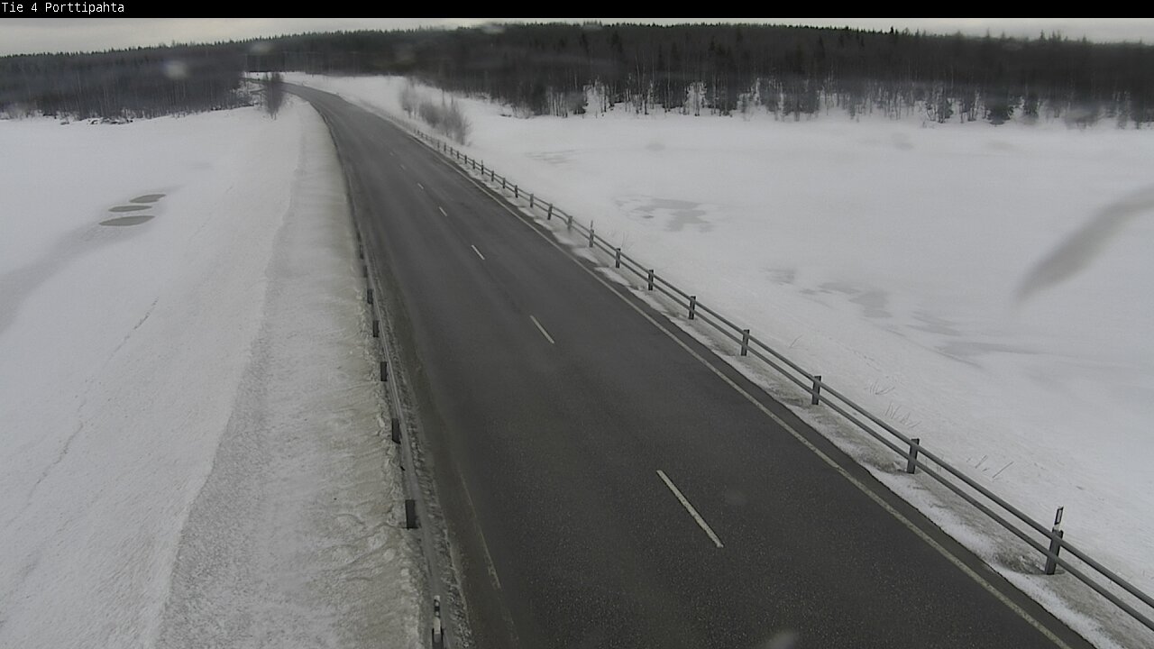 Weather Camera Image Road 4 Sodankylä, Porttipahta, Sodankylä, Lappi