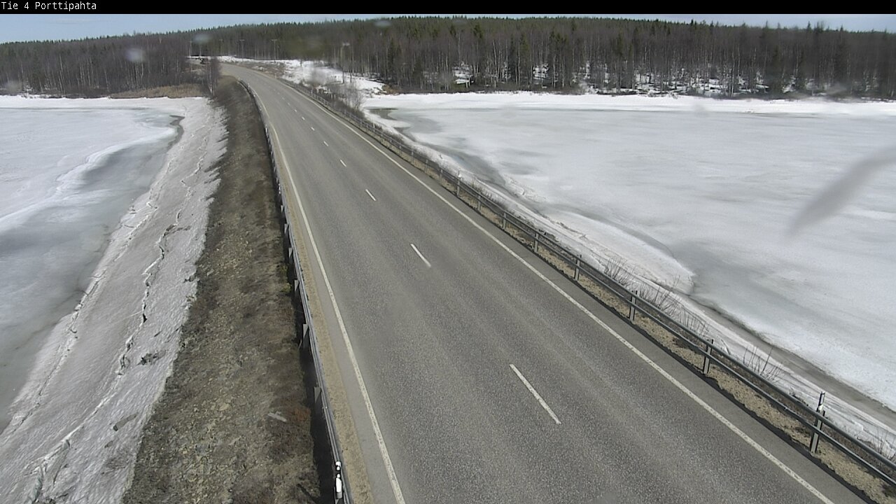 Weather Camera Image Väg 4 Sodankylä, Porttipahta, Sodankylä, Lappi