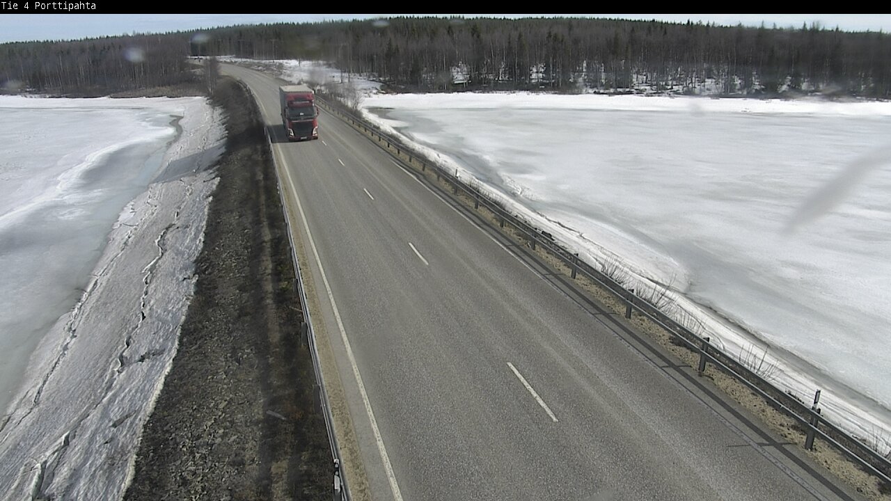Weather Camera Image Väg 4 Sodankylä, Porttipahta, Sodankylä, Lappi