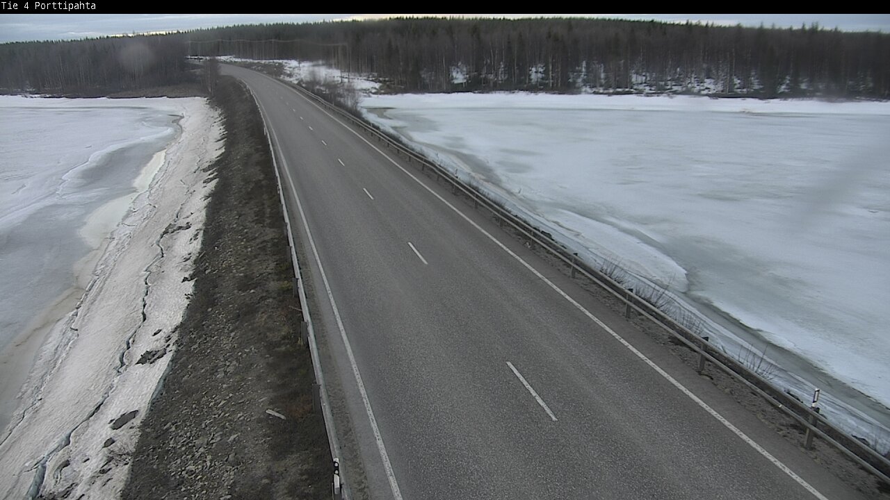 Weather Camera Image Väg 4 Sodankylä, Porttipahta, Sodankylä, Lappi