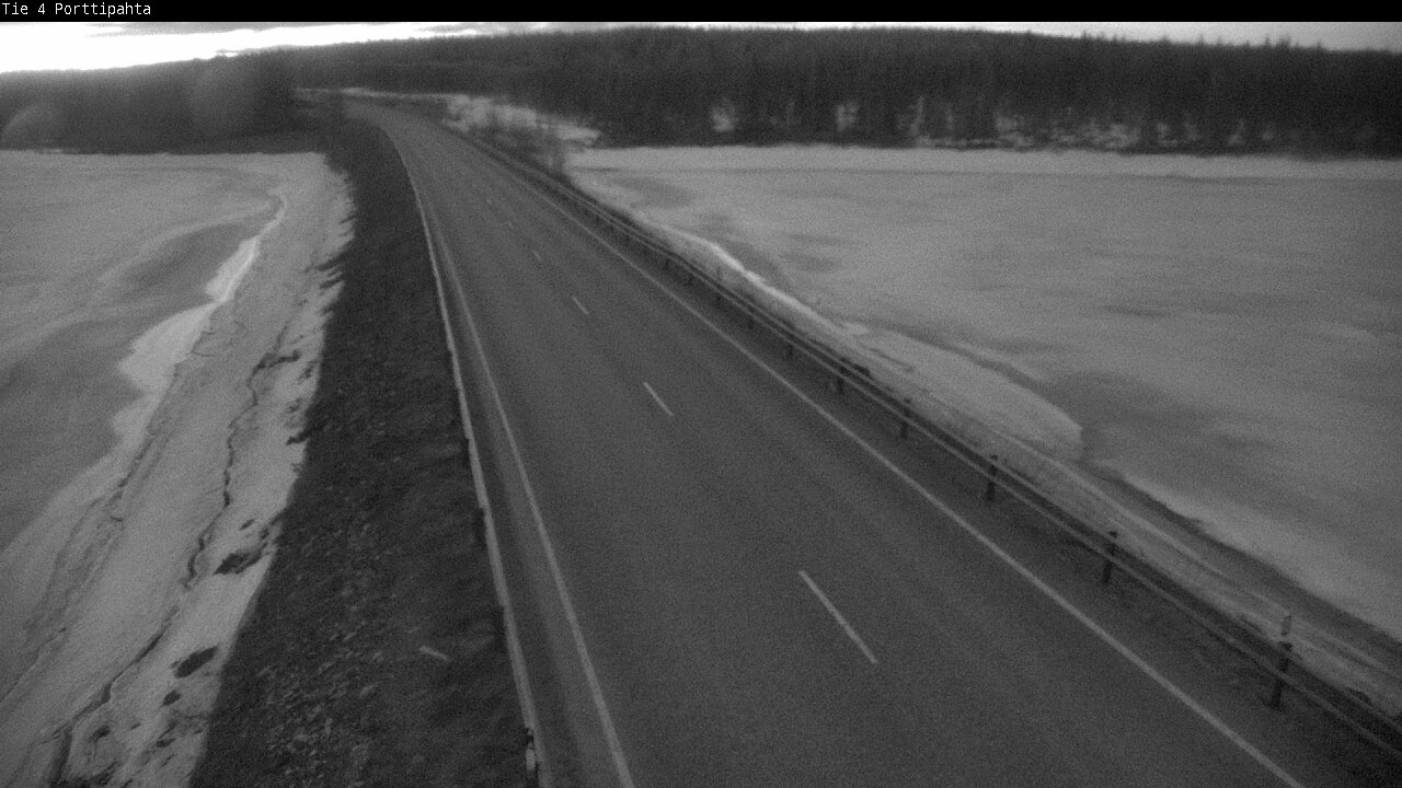 Weather Camera Image Road 4 Sodankylä, Porttipahta, Sodankylä, Lappi