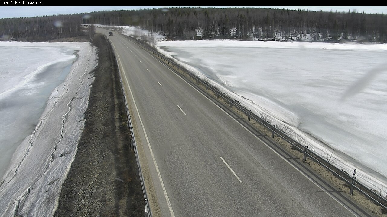 Weather Camera Image Väg 4 Sodankylä, Porttipahta, Sodankylä, Lappi