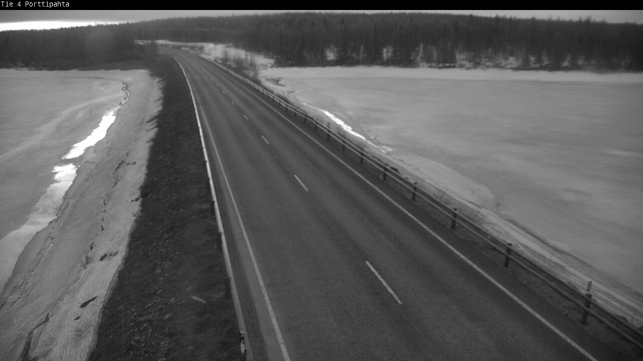 Weather Camera Image Väg 4 Sodankylä, Porttipahta, Sodankylä, Lappi