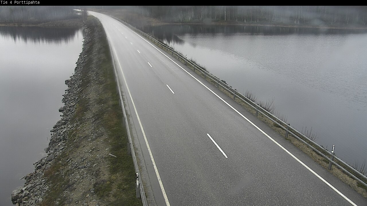 Weather Camera Image Väg 4 Sodankylä, Porttipahta, Sodankylä, Lappi
