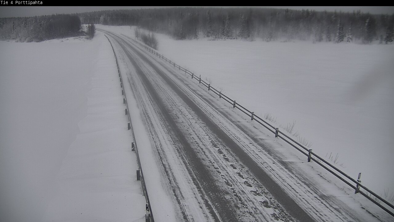 Weather Camera Image Road 4 Sodankylä, Porttipahta, Sodankylä, Lappi