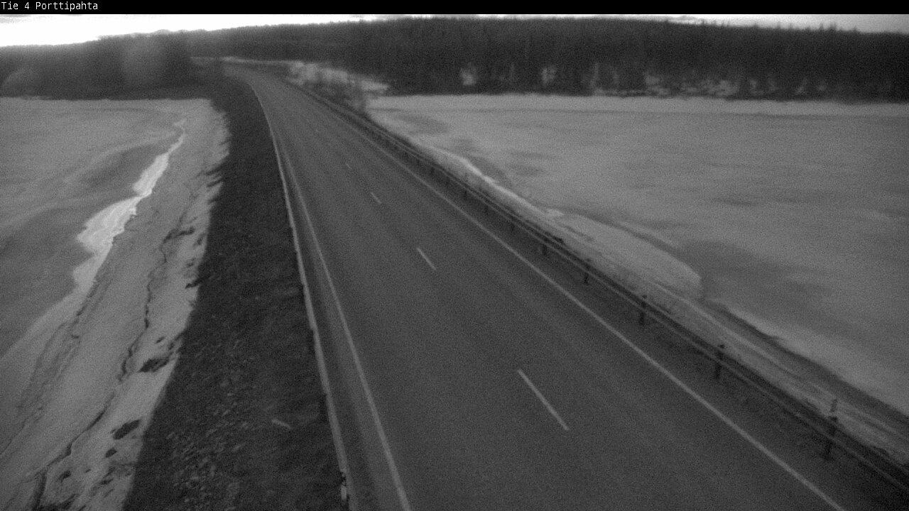 Weather Camera Image Road 4 Sodankylä, Porttipahta, Sodankylä, Lappi
