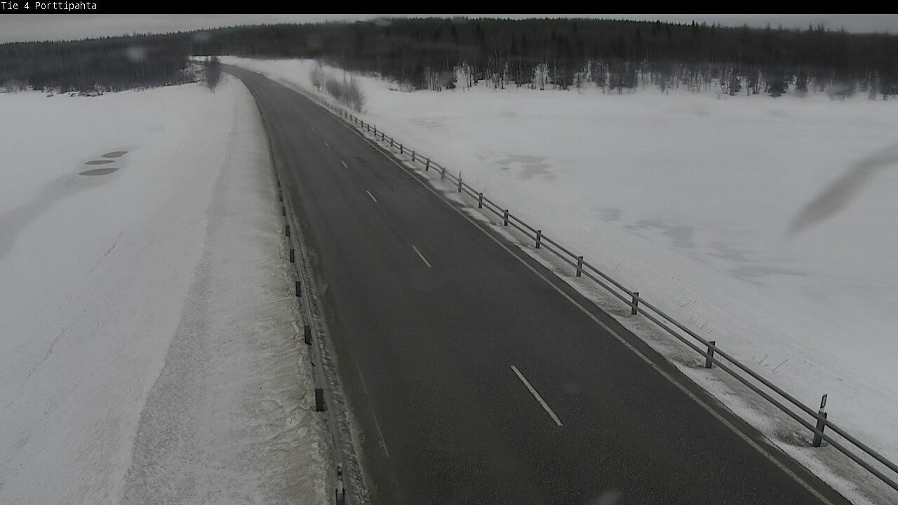 Weather Camera Image Road 4 Sodankylä, Porttipahta, Sodankylä, Lappi