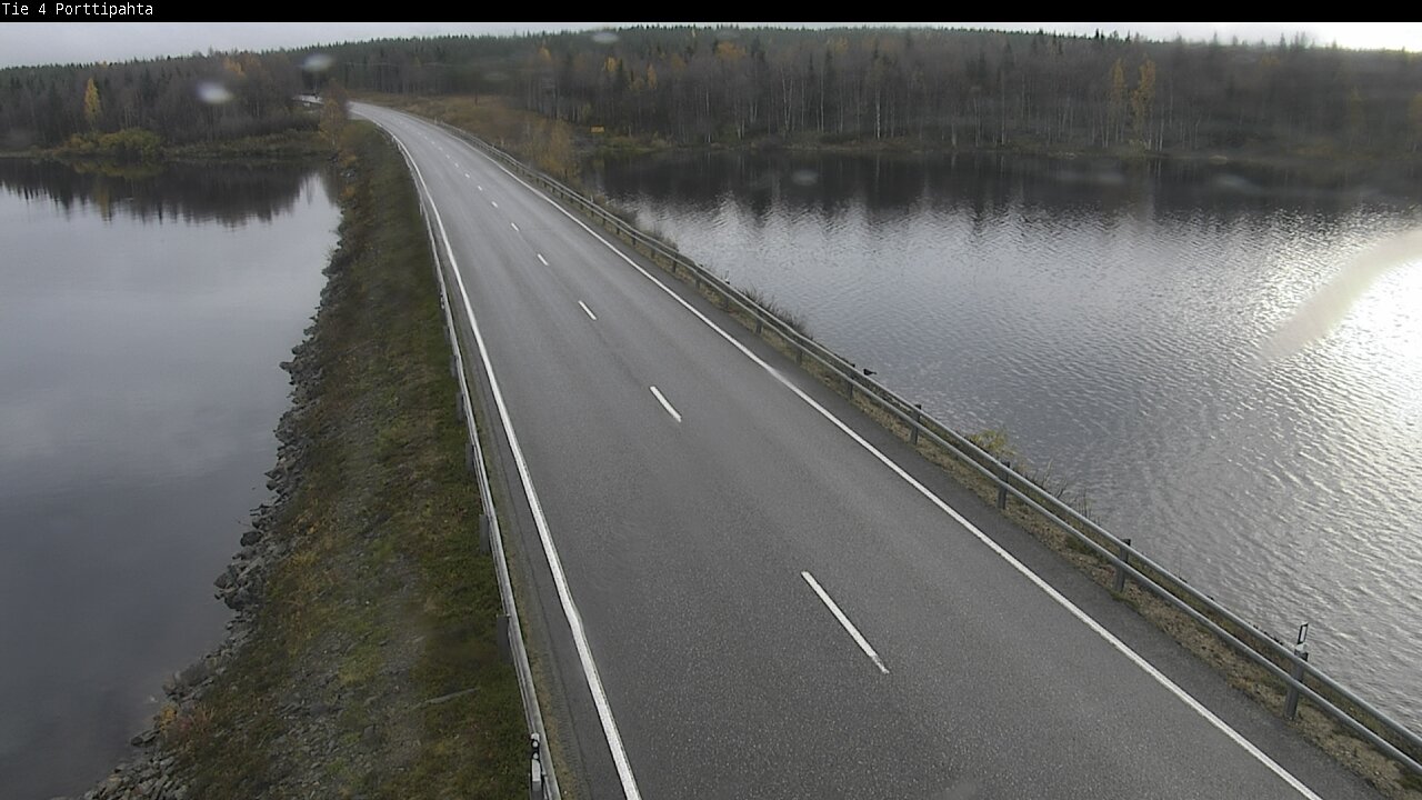 Weather Camera Image Väg 4 Sodankylä, Porttipahta, Sodankylä, Lappi
