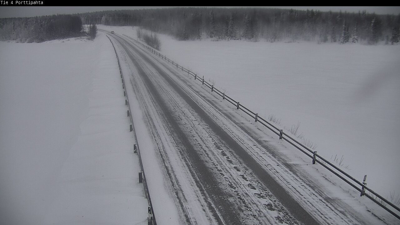 Weather Camera Image Road 4 Sodankylä, Porttipahta, Sodankylä, Lappi